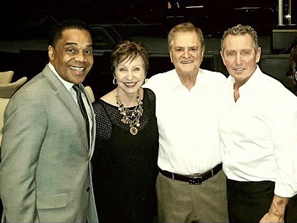 Earl and Christine with Conductor-Arranger Vinnie Falcone and Entertainer Bob Anderson