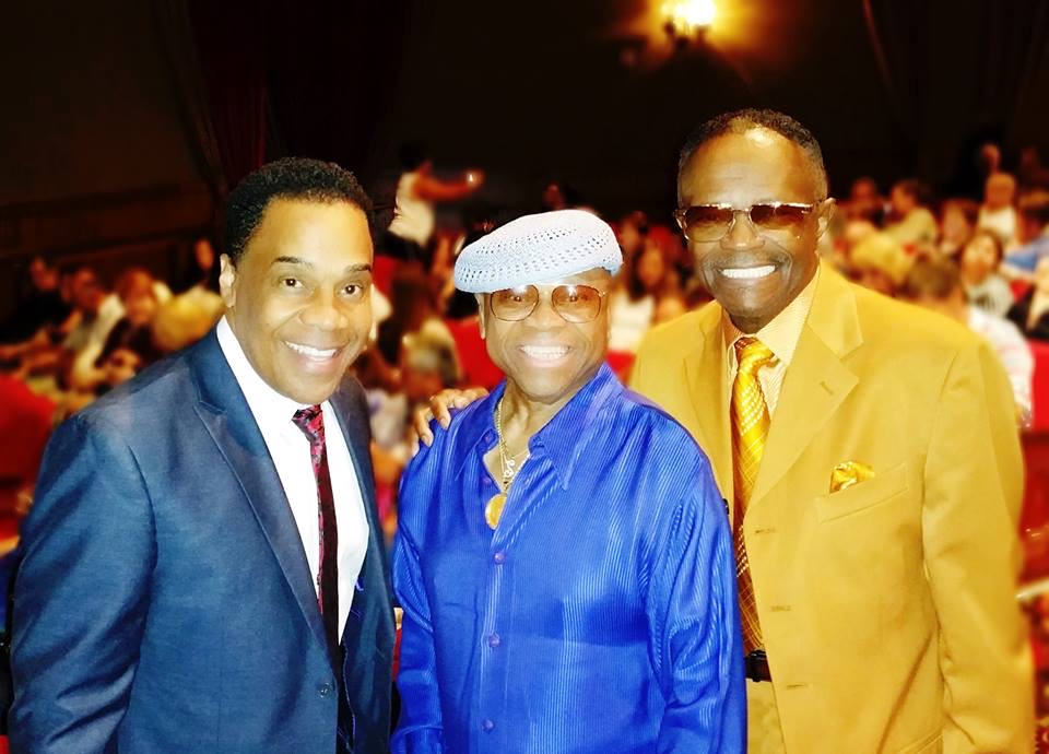 Earl with Sonny Turner from the Platters and Singer Gregg Austin