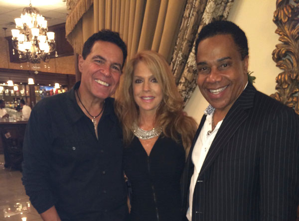 Entertainers, Clint and Kelly Holmes with Earl